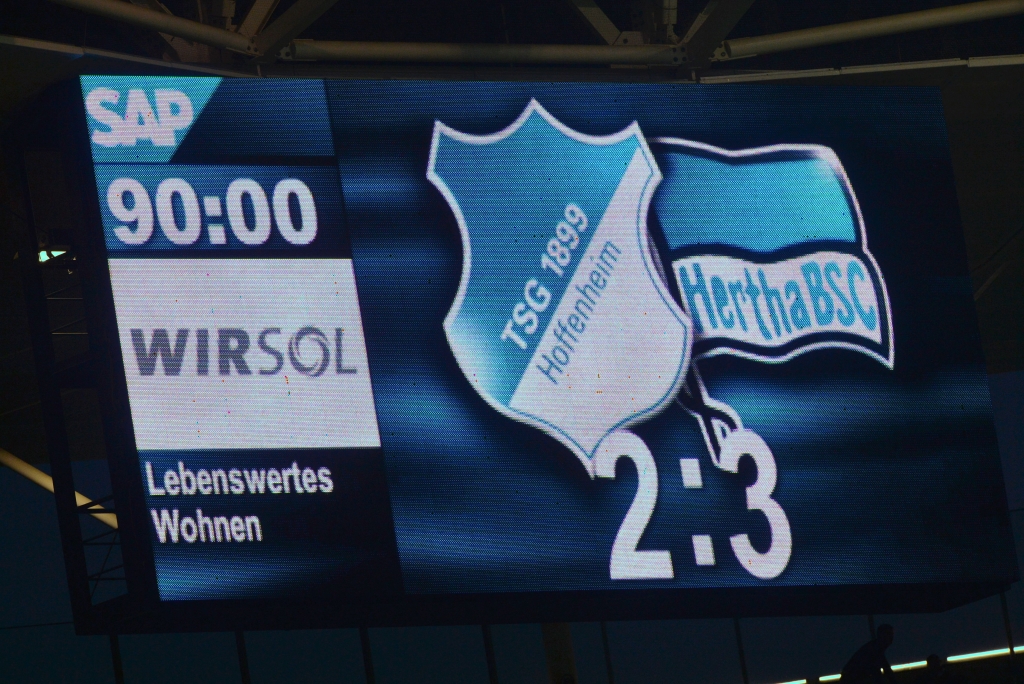Foto: City-Press GmbH - Endergebnis in Hoffenheim