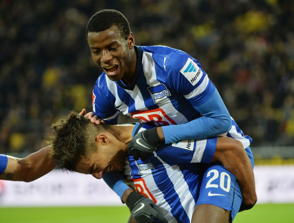 Foto: City-Press GmbH - Adrian Ramos und Allagui - Torschütze und Vorbereiter zum 1:1